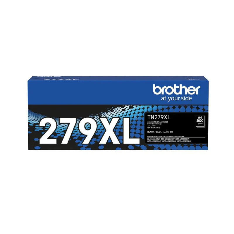 Brother TN-279XLBK Black Original High Yield Toner Cartridge | Genuine Brother Black Laser Toner for Sharp Text, Reliable Print Quality & Professional Office Documents | High Yield Original Brother Printer Toner South Africa | Meimag Electronics