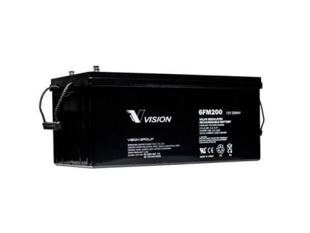 Deep Cycle Heavy Duty SOL-B-200-12VZ 200Ah AGM Battery, maintenance-free sealed lead-acid battery designed for reliable backup power, inverters, solar energy systems, and deep cycle applications.