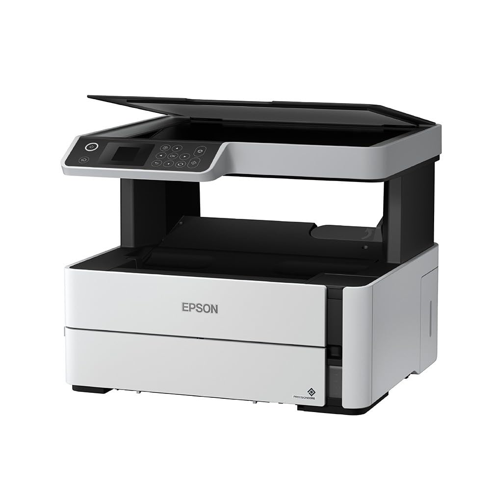 Epson EcoTank M2170 A4 Mono Ink Tank All-in-One Printer, high-efficiency monochrome printer with print, scan, and copy functions, featuring a refillable ink tank system for ultra-low-cost, high-volume printing.