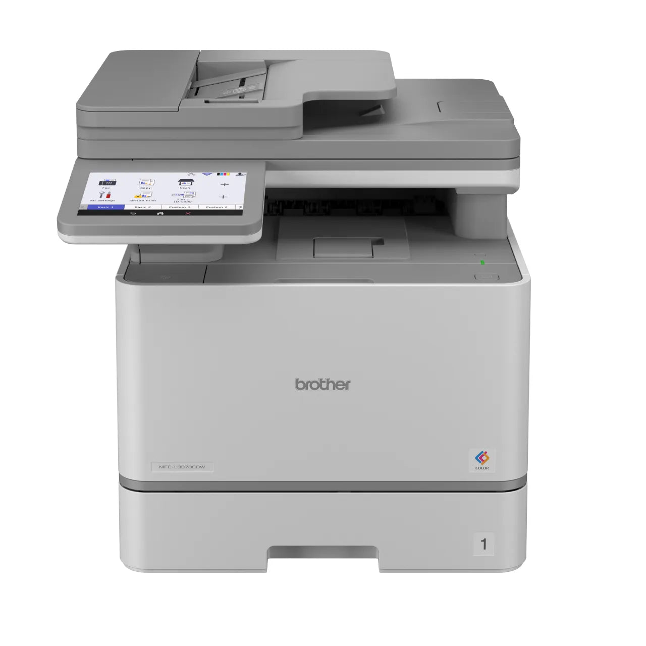 Brother MFC-L8970CDW A4 All-In-One Colour Laser Printer with duplex printing, copying, scanning, and fax functions, designed for high-speed, professional office document handling and reliable performance.