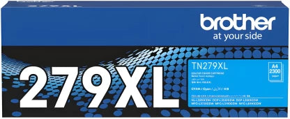 Brother TN-279XLC Cyan Original High Yield Toner Cartridge | Genuine Brother Cyan Laser Toner for Vibrant Colour Printing, Sharp Graphics & Professional Business Documents | High Yield Original Brother Printer Toner South Africa | Meimag Electronics
