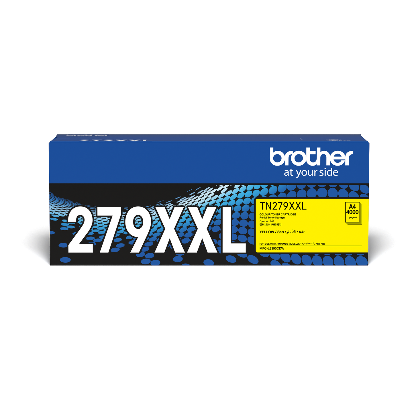 Brother TN-279XXLY Yellow Original Super High Yield Toner Cartridge | Genuine Brother Yellow Laser Toner for Bright Colour Printing, Sharp Graphics & Professional Business Documents | Super High Yield Original Brother Printer Toner South Africa | Meimag Electronics