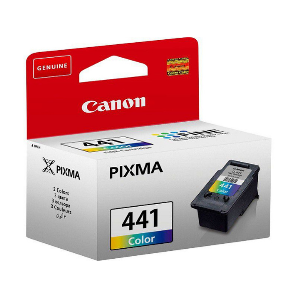 Canon CL-441 high yield color ink cartridge by Meimag, showing the colorful ink cartridge for Canon printers.