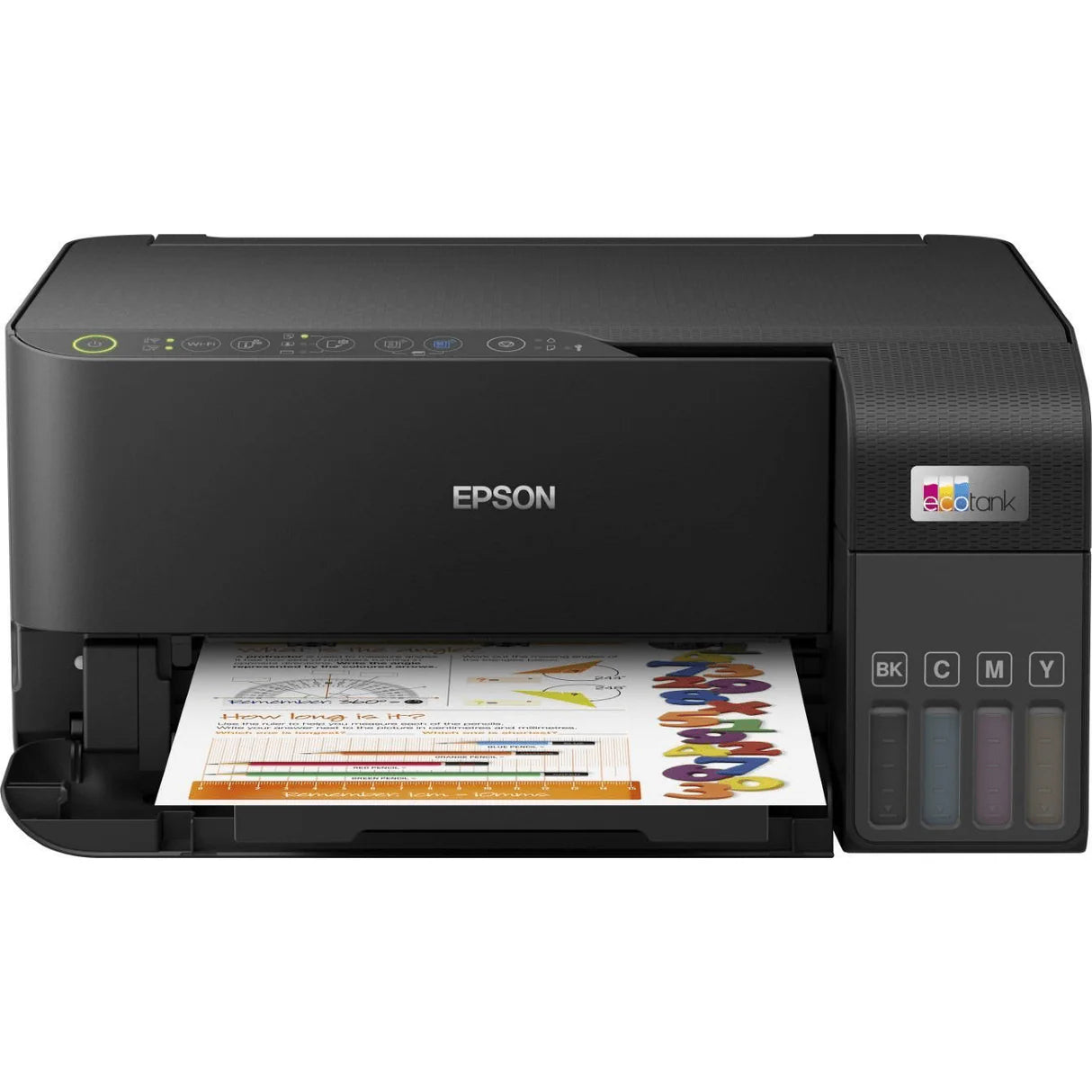Epson EcoTank L3550 A4 Multifunction Wi-Fi Ink Tank Printer, wireless all-in-one colour ink tank printer with print, scan, and copy functions, designed for high-volume, ultra-low-cost printing with refillable ink tanks for home and office use.