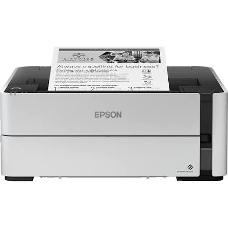 Epson EcoTank M1180 A4 Mono Ink Tank Printer, high-speed monochrome printer with a refillable ink tank system, delivering ultra-low-cost, high-volume printing for home and office use.