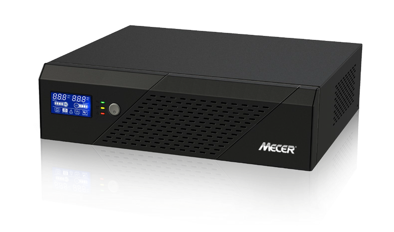 Mecer 1200VA 720W 12V inverter, compact backup power solution designed to provide reliable electricity for essential electronic devices during power outages. | Meimag Electronics