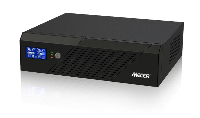 Mecer 2400VA 1440W 24V inverter, high-capacity backup power solution designed to deliver reliable electricity for multiple essential devices during power outages and load shedding.