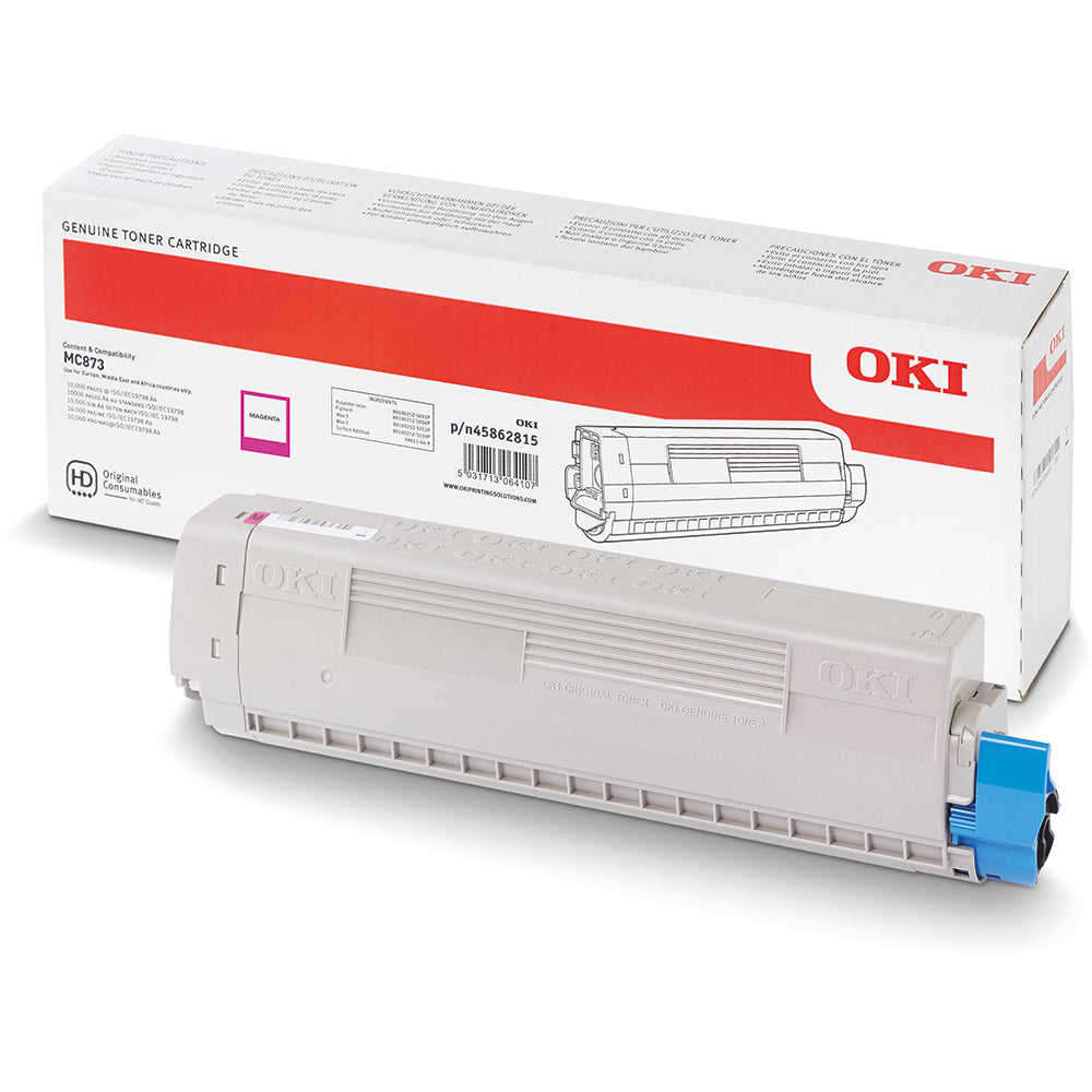 OKI MC853/MC873 MAGENTA ORIGINAL TONER - Meimag