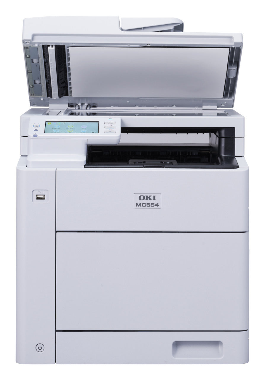 OKI MC554dn A4 Colour Multifunction LED Duplex Network Printer | Print Scan Copy Fax Colour LED MFP with Automatic Duplex Printing & Network Connectivity | High Performance Business Printer for Professional Documents, Colour Printing & Office Productivity South Africa | Meimag Electronics