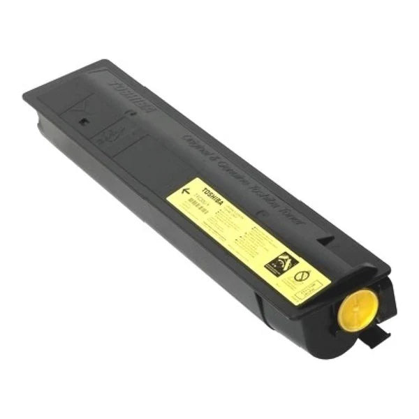 Toshiba T-FC200Y Original Yellow Toner Cartridge, genuine Toshiba toner cartridge for compatible colour multifunction printers, delivering bright yellow colour, consistent print quality, and reliable performance for professional office printing.