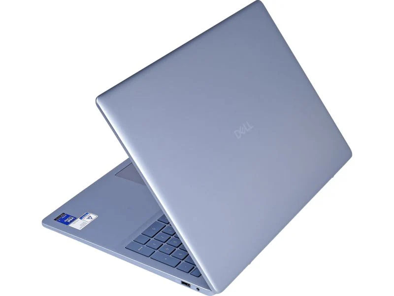 Back view of the Dell 16 Plus DB16250 Ultra 7 laptop showing ports and sleek design, branded by Meimag.